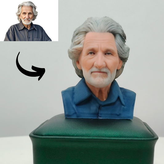 Custom 3D Printed Human Memorial Figures | Full-Color Lifelike Masterpieces | Created from Your Photo